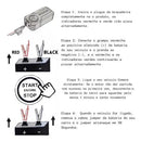 Auxiliar de Partida + Compreensor de Ar Digital [Ultra Potencia] - JumpStarter Auxiliar de Partida compreensor de Ar Digital Importe Go 