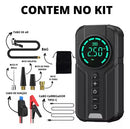 Auxiliar de Partida + Compreensor de Ar Digital [Ultra Potencia] - JumpStarter Auxiliar de Partida compreensor de Ar Digital Importe Go 
