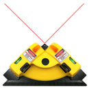 Nível, Prumo e Esquadro a Laser - 3 em 1 P1-19 Importe Go Nível + Prumo + Esquadro a Laser Profissional Amarelo 